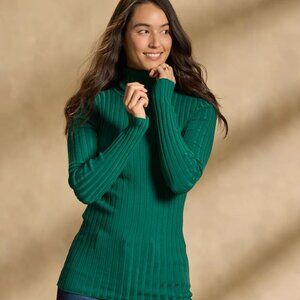 NWT Sundance "Legends" turtleneck in evergreen size small
